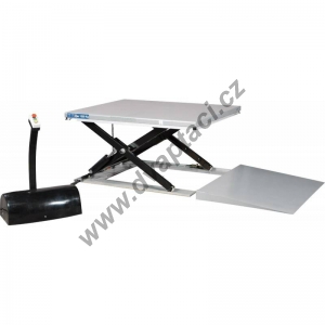 Nízkoprofilový stůl SL10, nosnost 1000 kg, rozměr plošiny 1450 x 800 mm