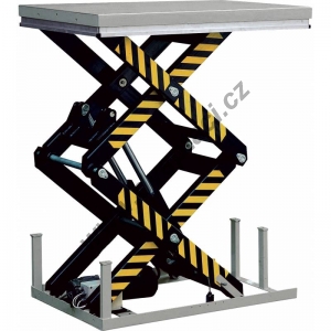 Hydraulický zvedací stůl HD20, nosnost 2000 kg, zdvih 1780 mm, rozměr 1300x850mm