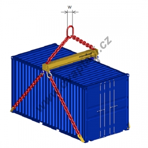Jeřábový závěs lodních kontejnerů TPK-B