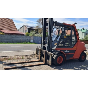 Vysokozdvižný vozík LINDE H 80 D, diesel, zdvih 4050 mm, nosnost 8000 kg/těžiště 900 mm