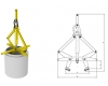 Kleště na betonové skruže 2-UBX-1 / 1000kg - zobrazit detail zboží