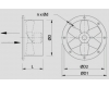 Axiální ventilátor do potrubí WOO 30/17 K