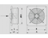 Průmyslový axiální ventilátor  WOP-40